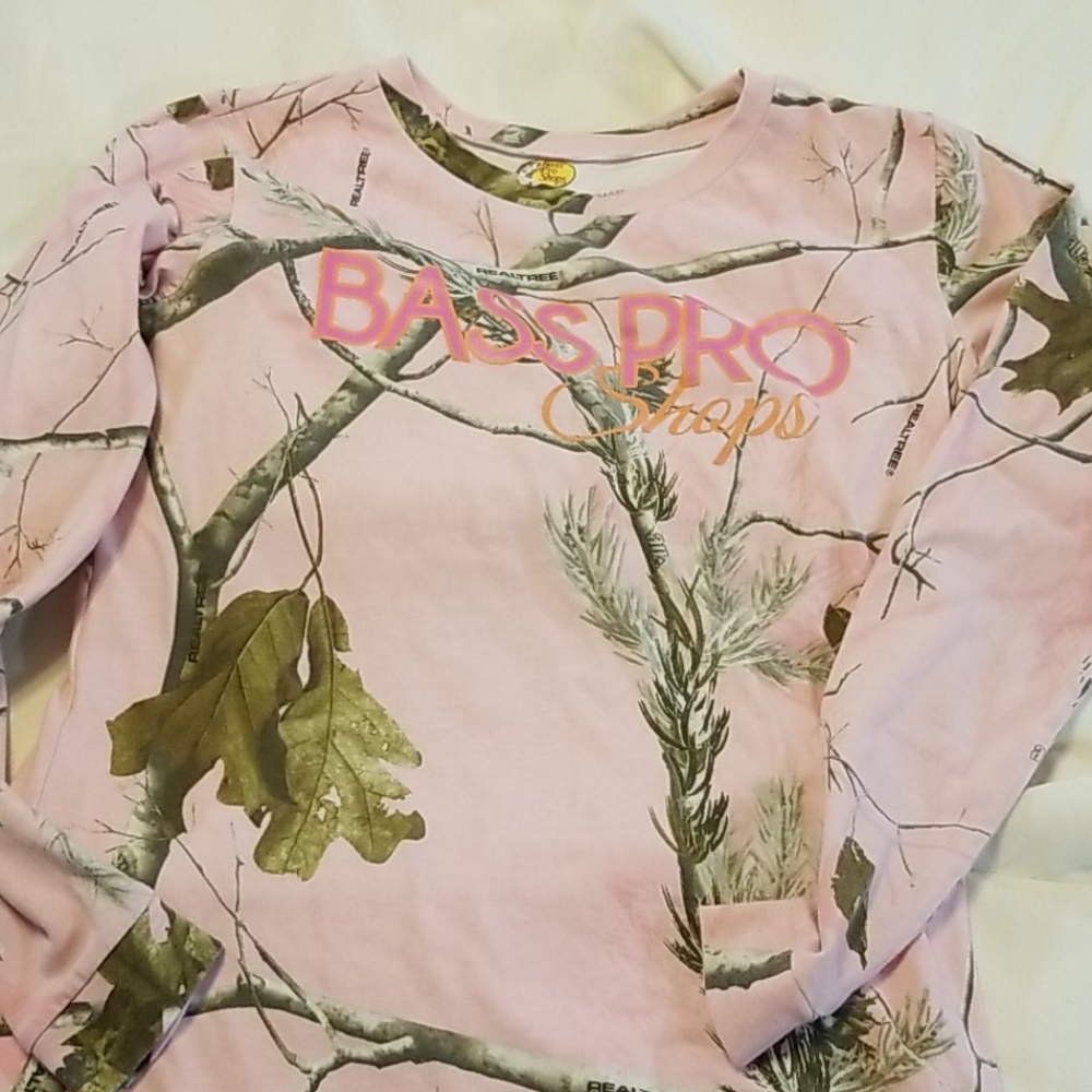 Bass Pro Shops, REALTREE, LS Pink Camo, M